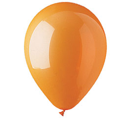 Orange Colour Helium Latex Balloon Singapore